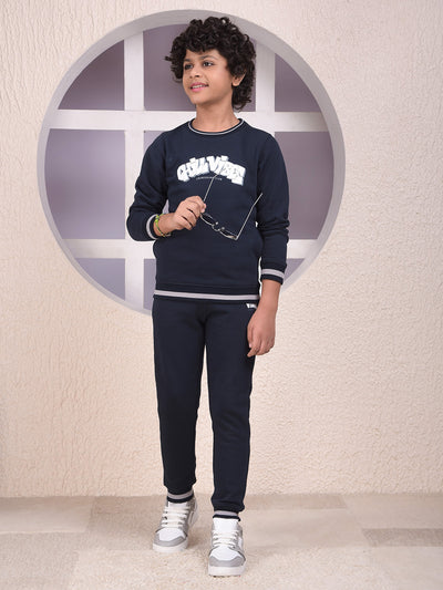Infinite Comfort Navy Blue Joggers
