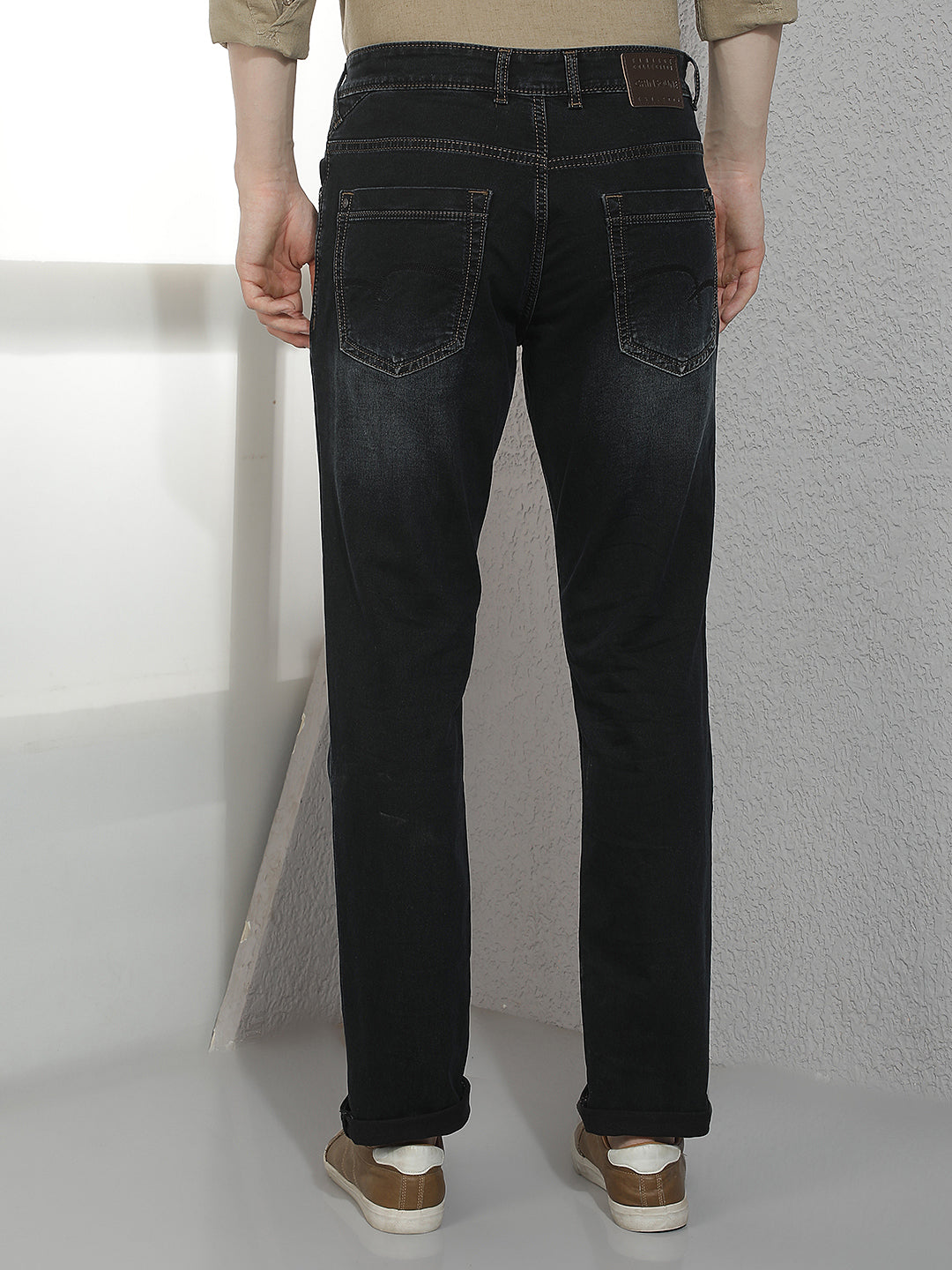 Modern Blue Stretch Casual Jeans