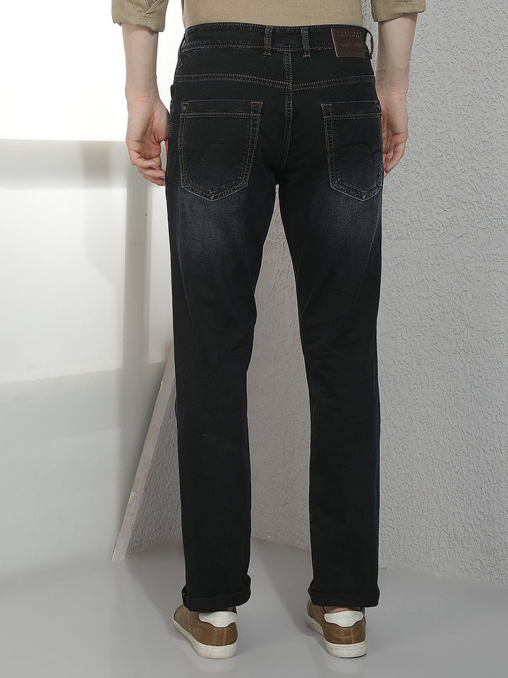 Modern Blue Stretch Casual Jeans