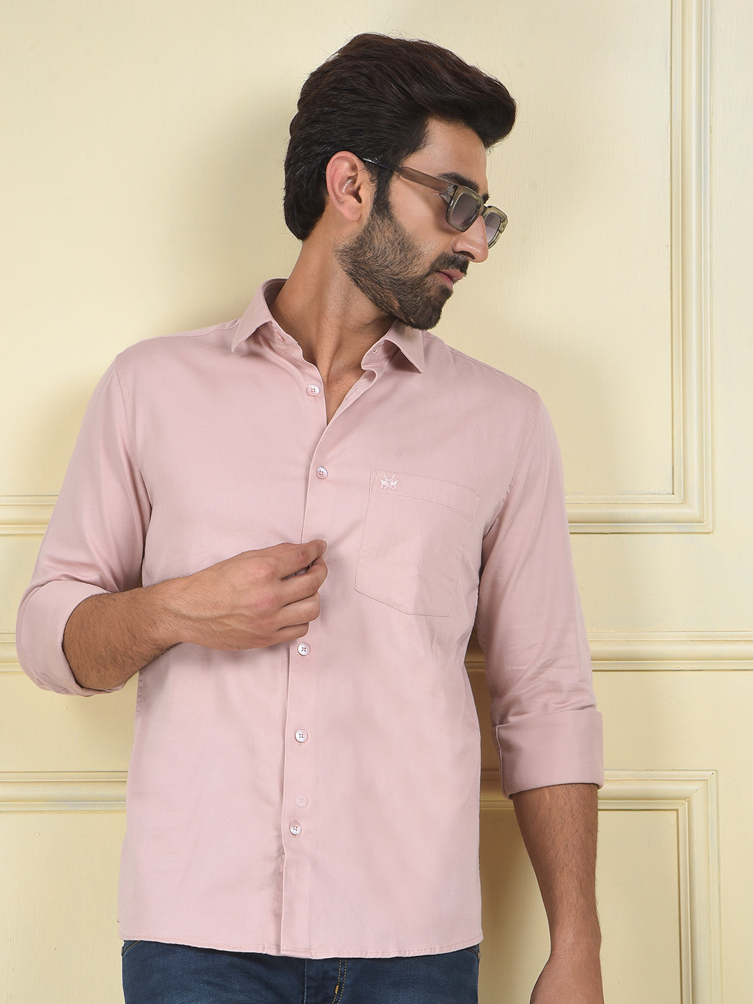 Easy Wear Peach Shirt