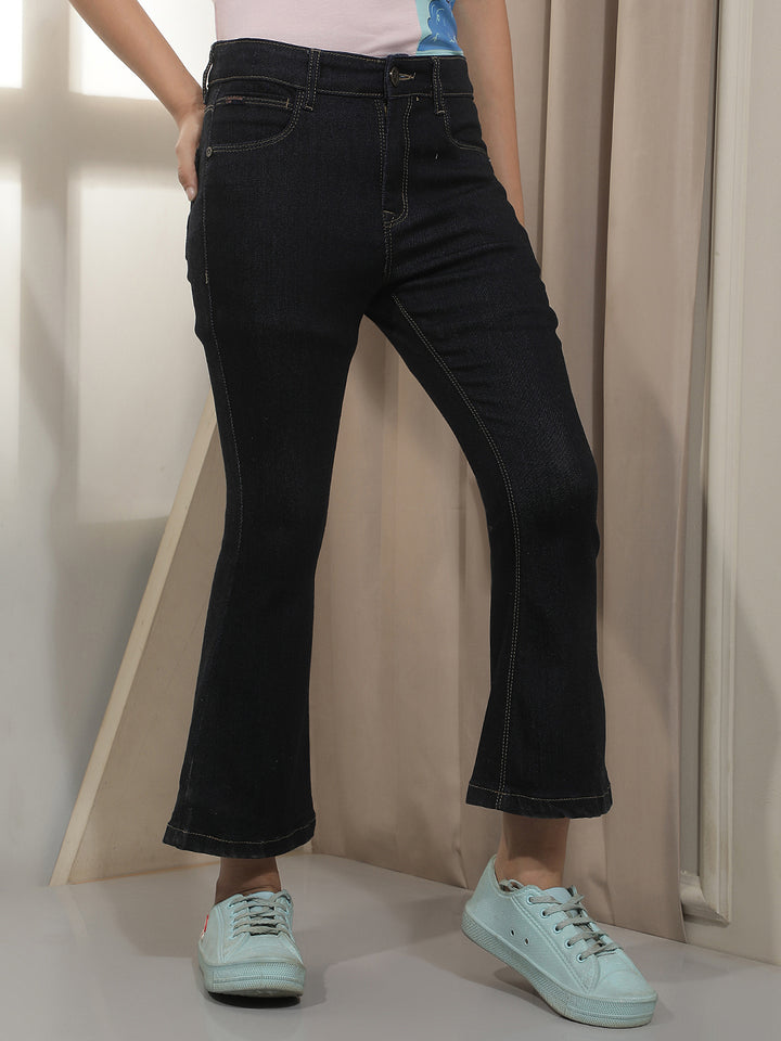 Navy Blue Bootcut Jeans