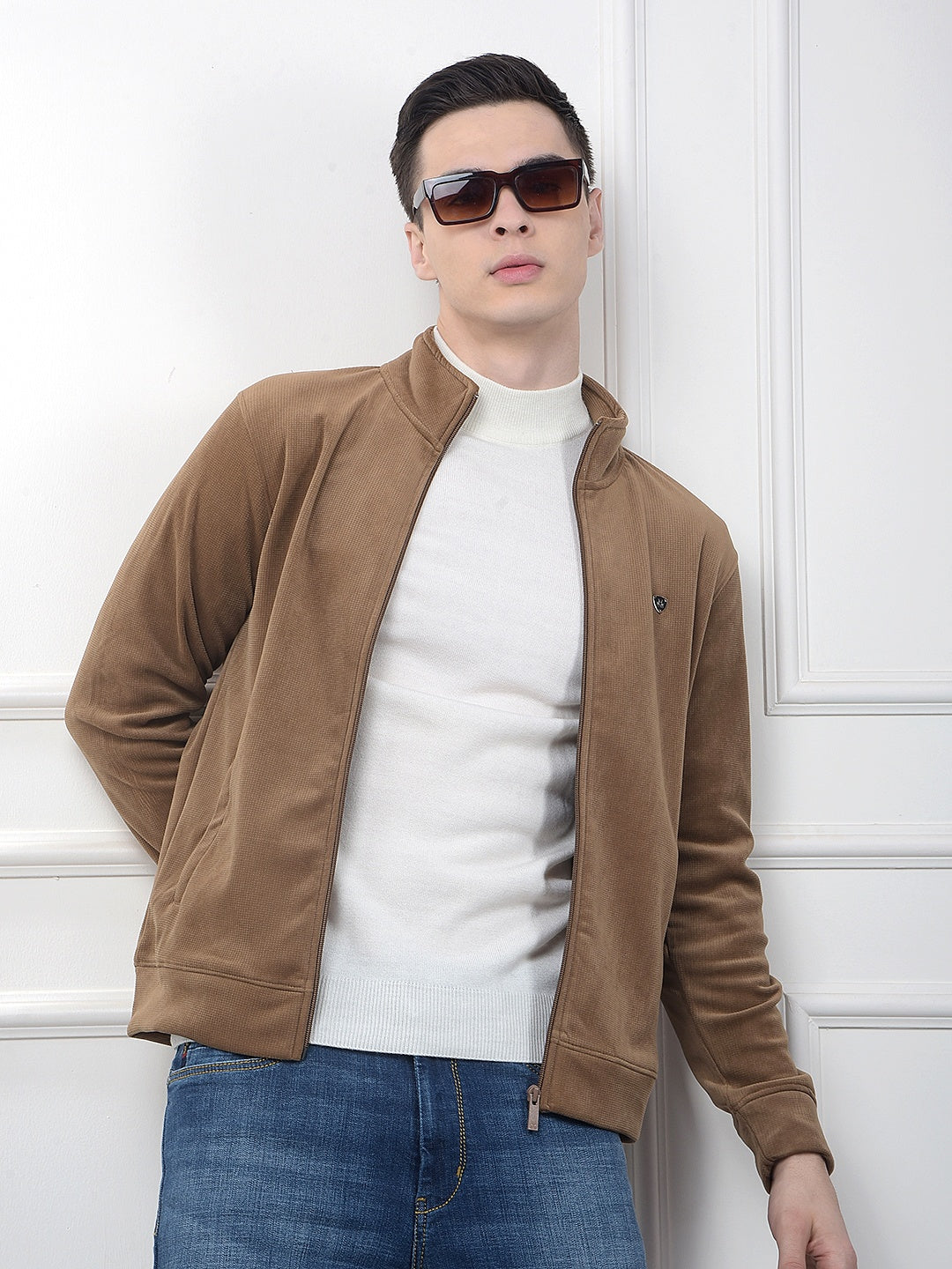 Beige Modern Sweatshirt