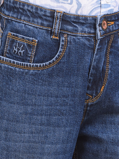 Dapper Blue Dark Wash Baggy Jeans