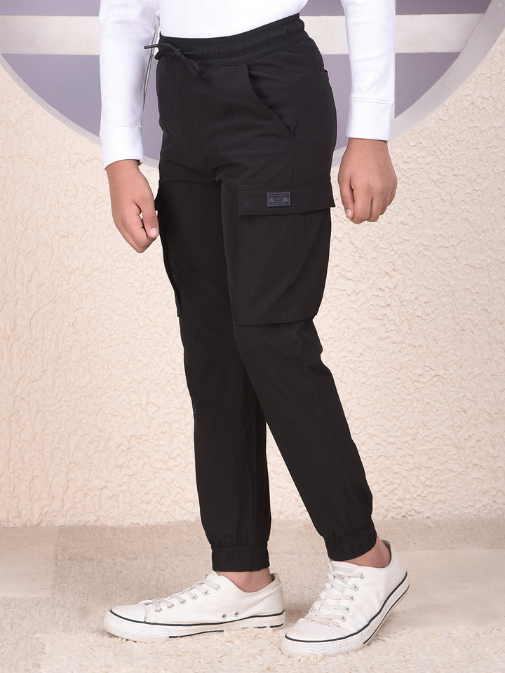 Stealth Flow Black Cargo Joggers