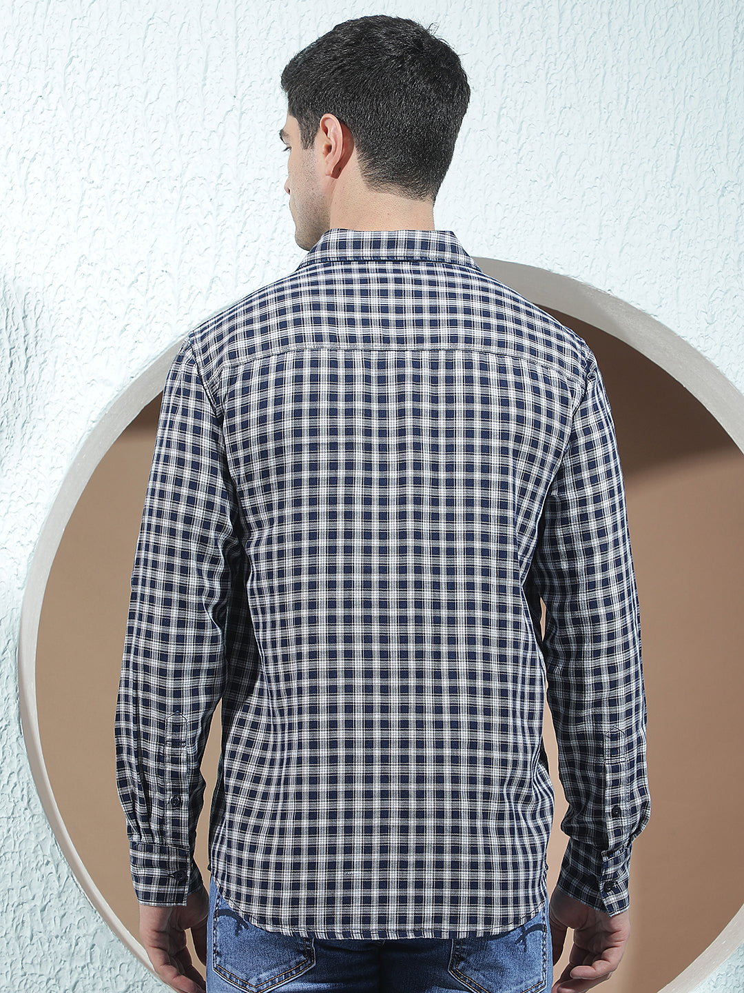 Fawn 100% Cotton Checked Shirt