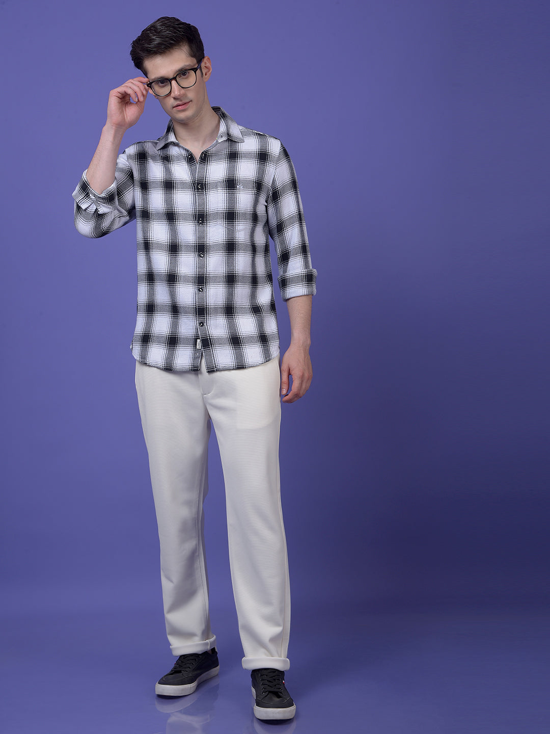 Off White Knitted Trousers