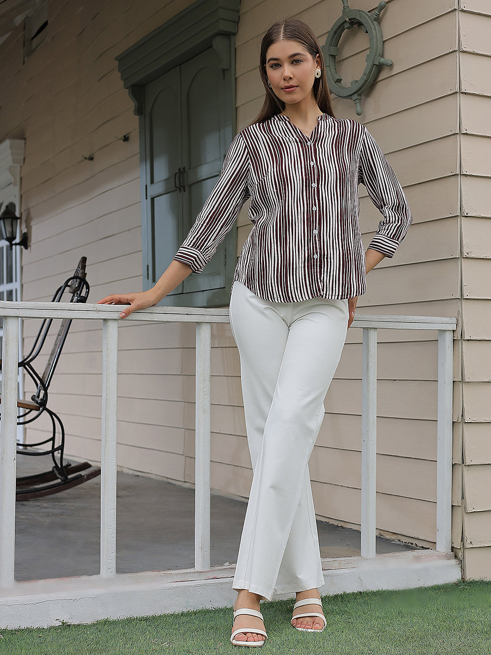 Minimalist Chalk White Straight Treggings