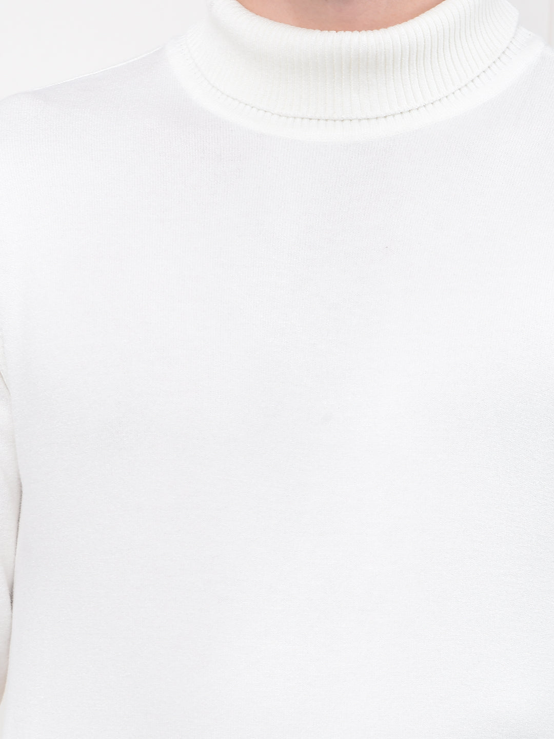 White Turtle Neck Sweater