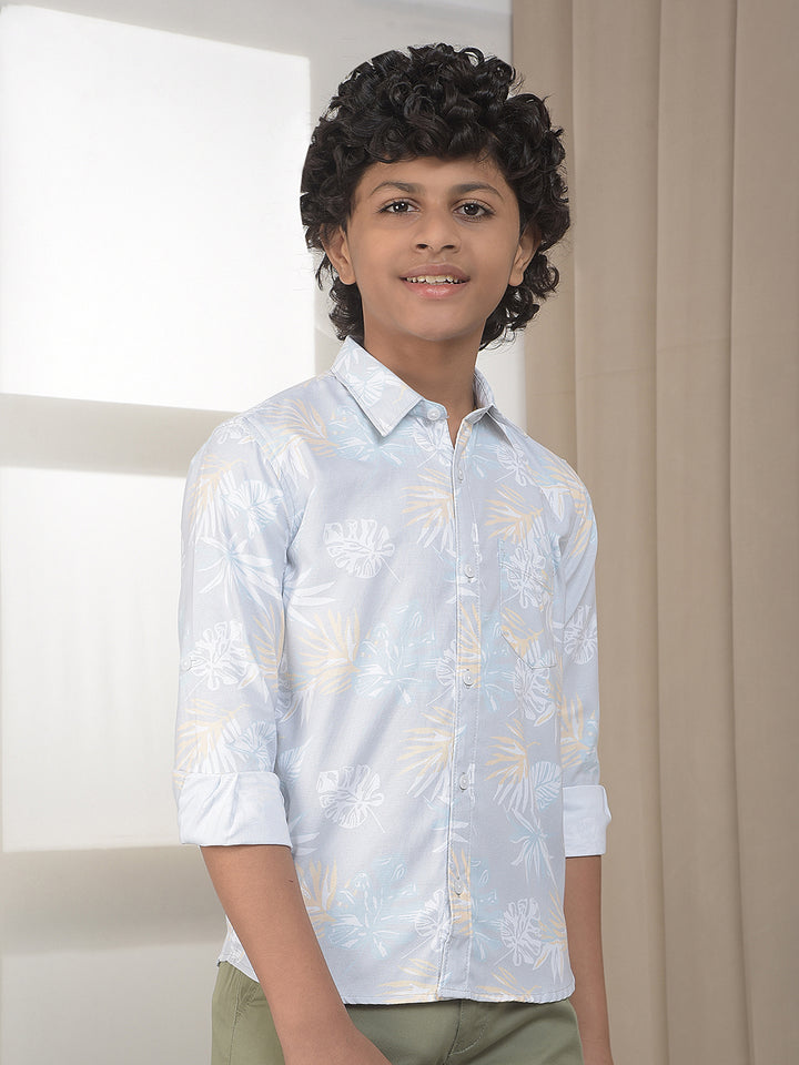 Multi-Color Floral Print 100% Cotton Shirt