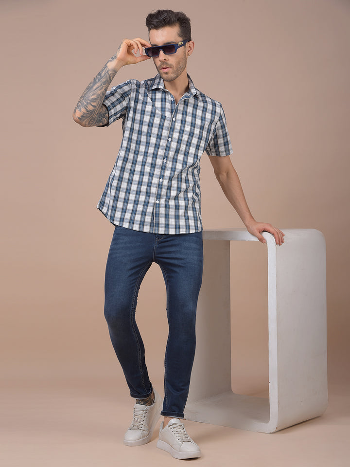 Shadow Blue Skinny Fit Jeans