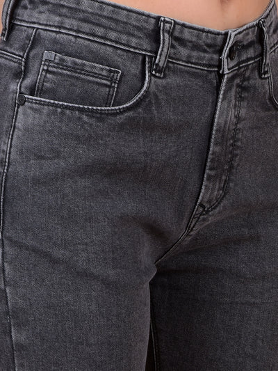 Black Straight Jeans
