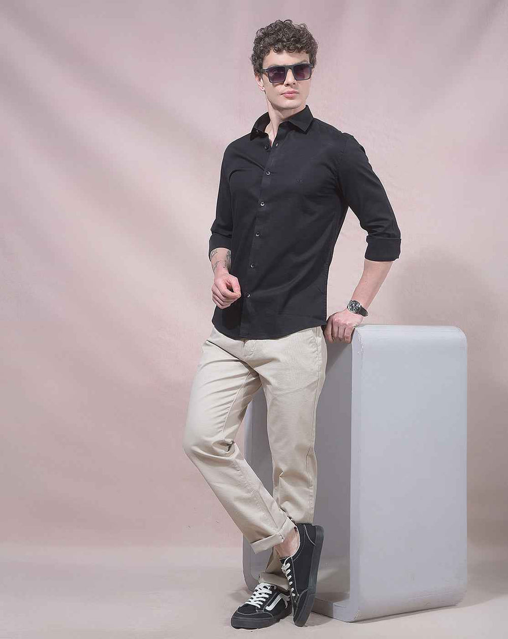 Classic Black Soft Fabric Shirt