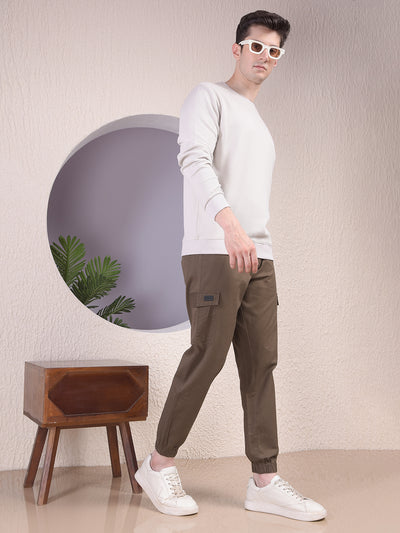 Vivid Olive Cargo Joggers