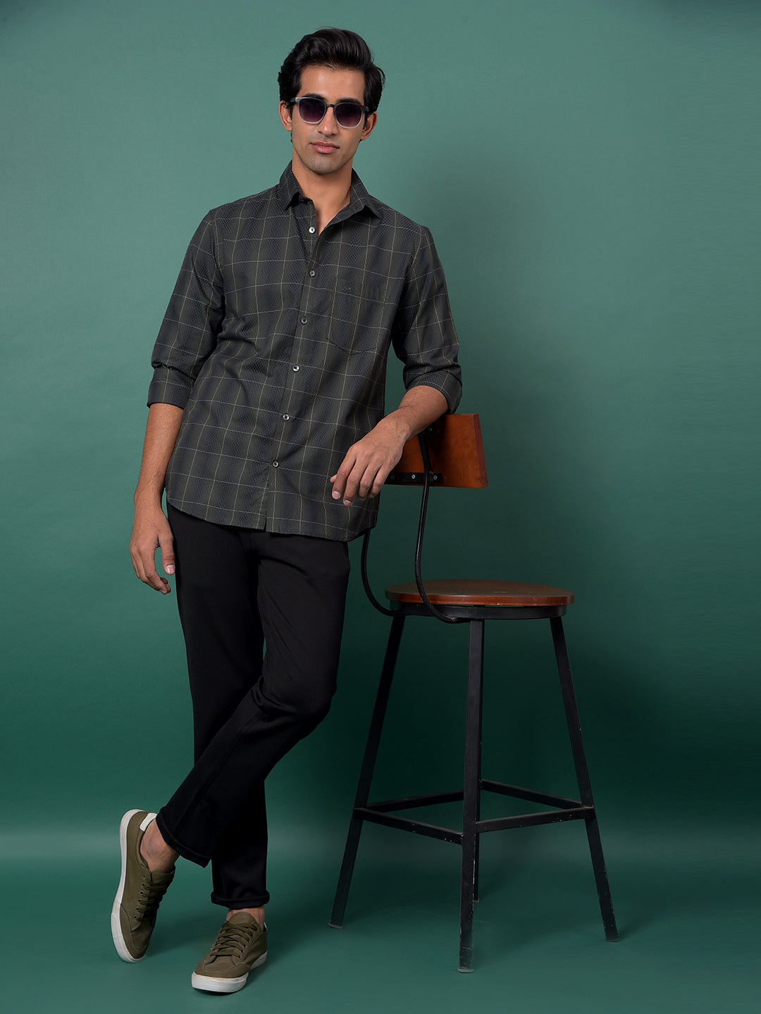 Onyx Black Slim Fit Trousers