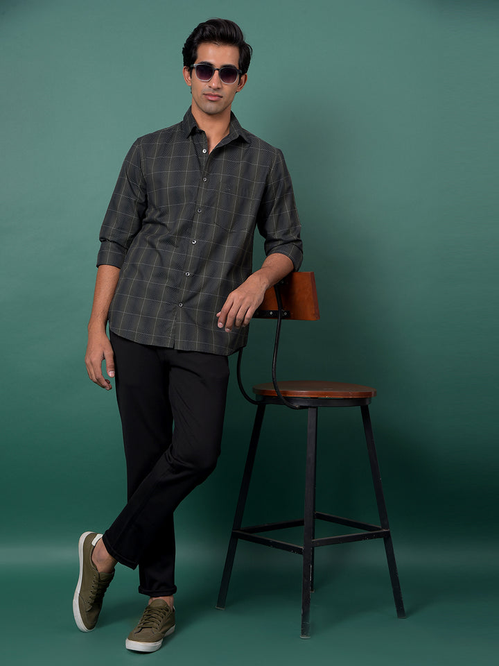Onyx Black Slim Fit Trousers