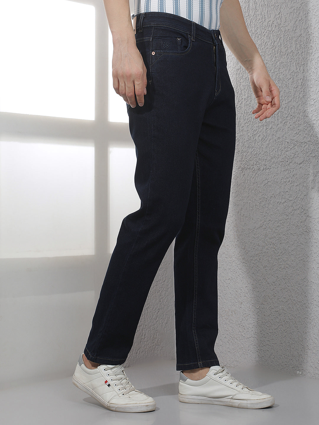Sleek Deep Navy Navy Blue Jeans