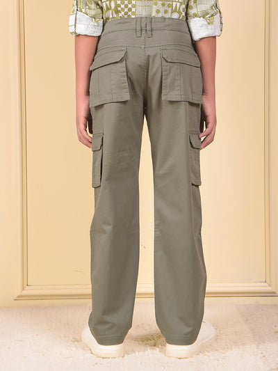 Green Cargo Trousers