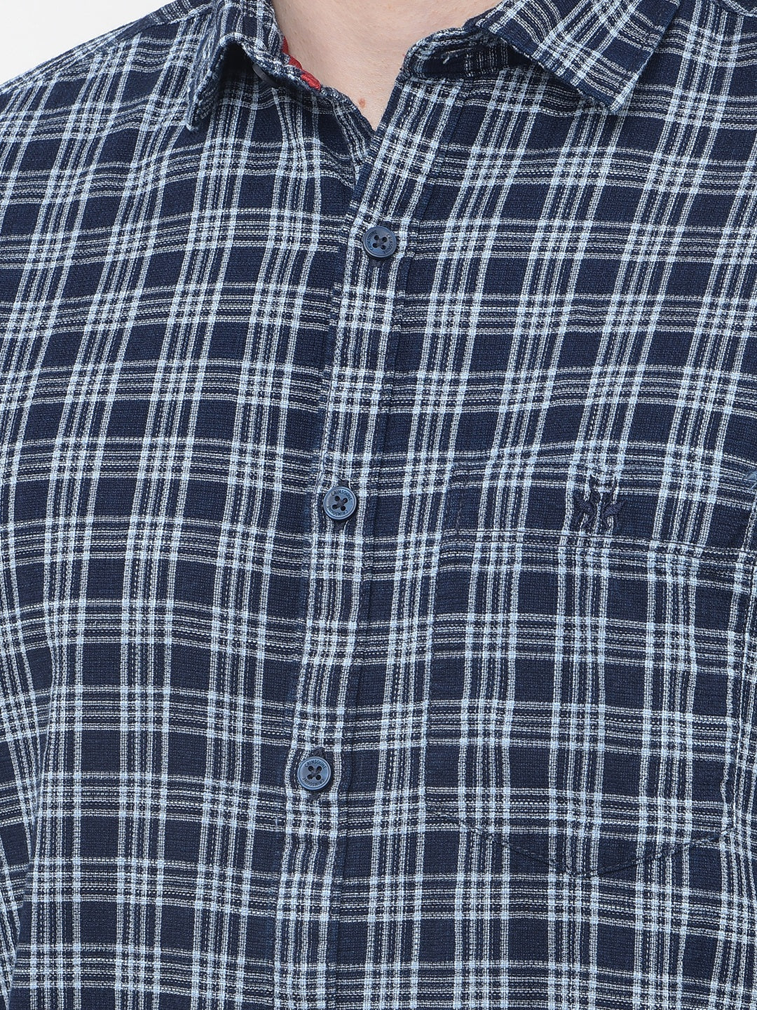 Black Checked 100% Cotton Shirt