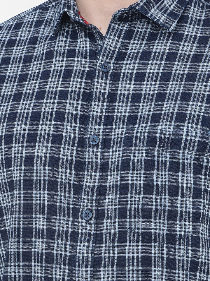 Black Checked 100% Cotton Shirt