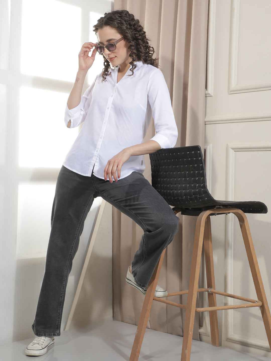 Airy White Linen Shirt