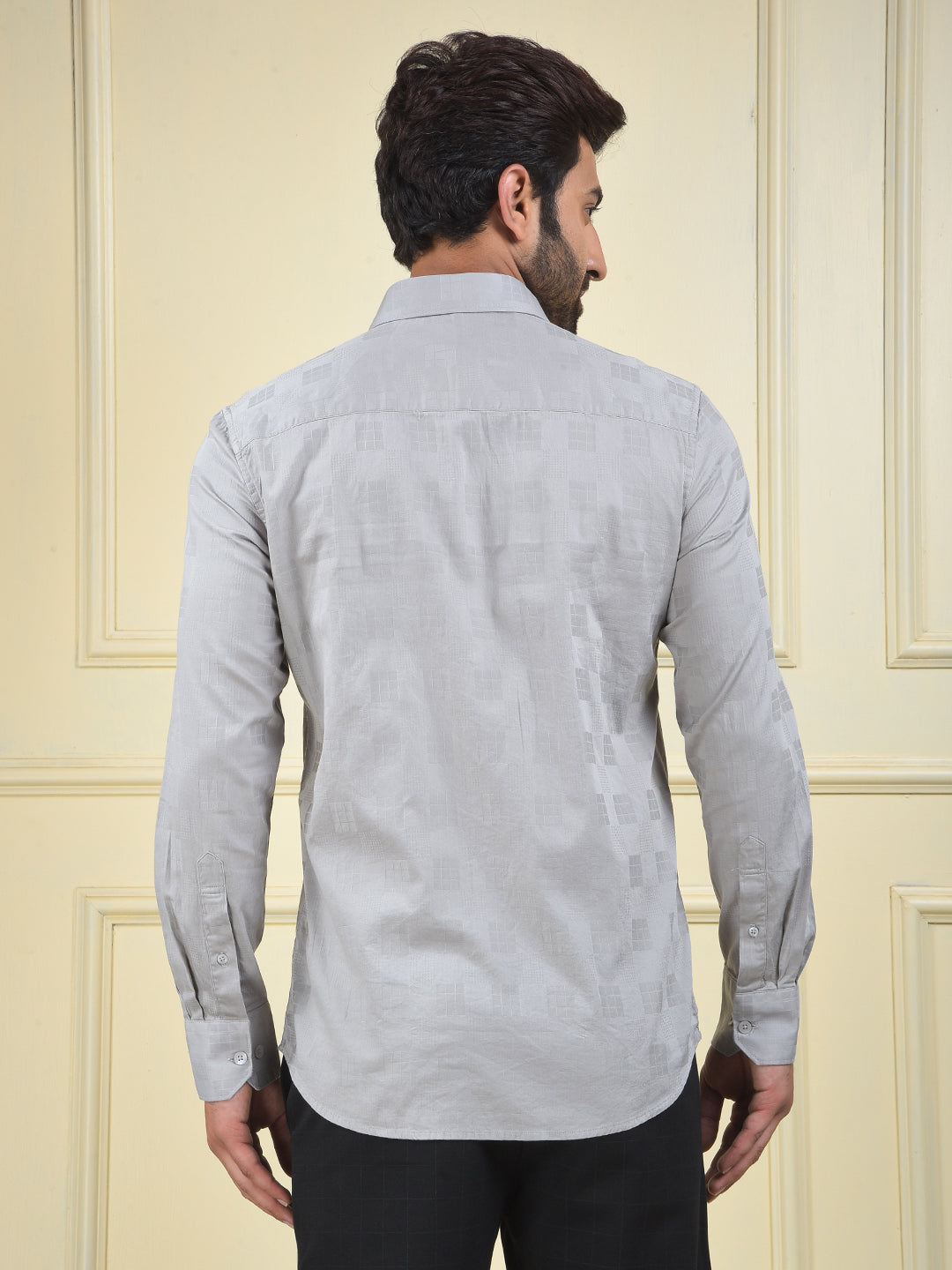 Street Mode Grey 100% Cotton Shirt
