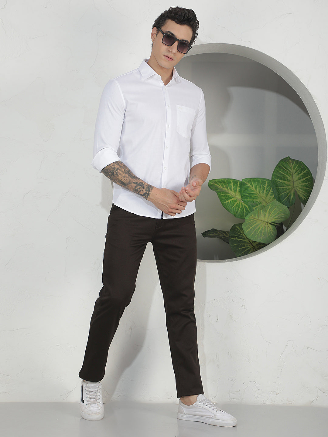 Clean Bright White Shirt