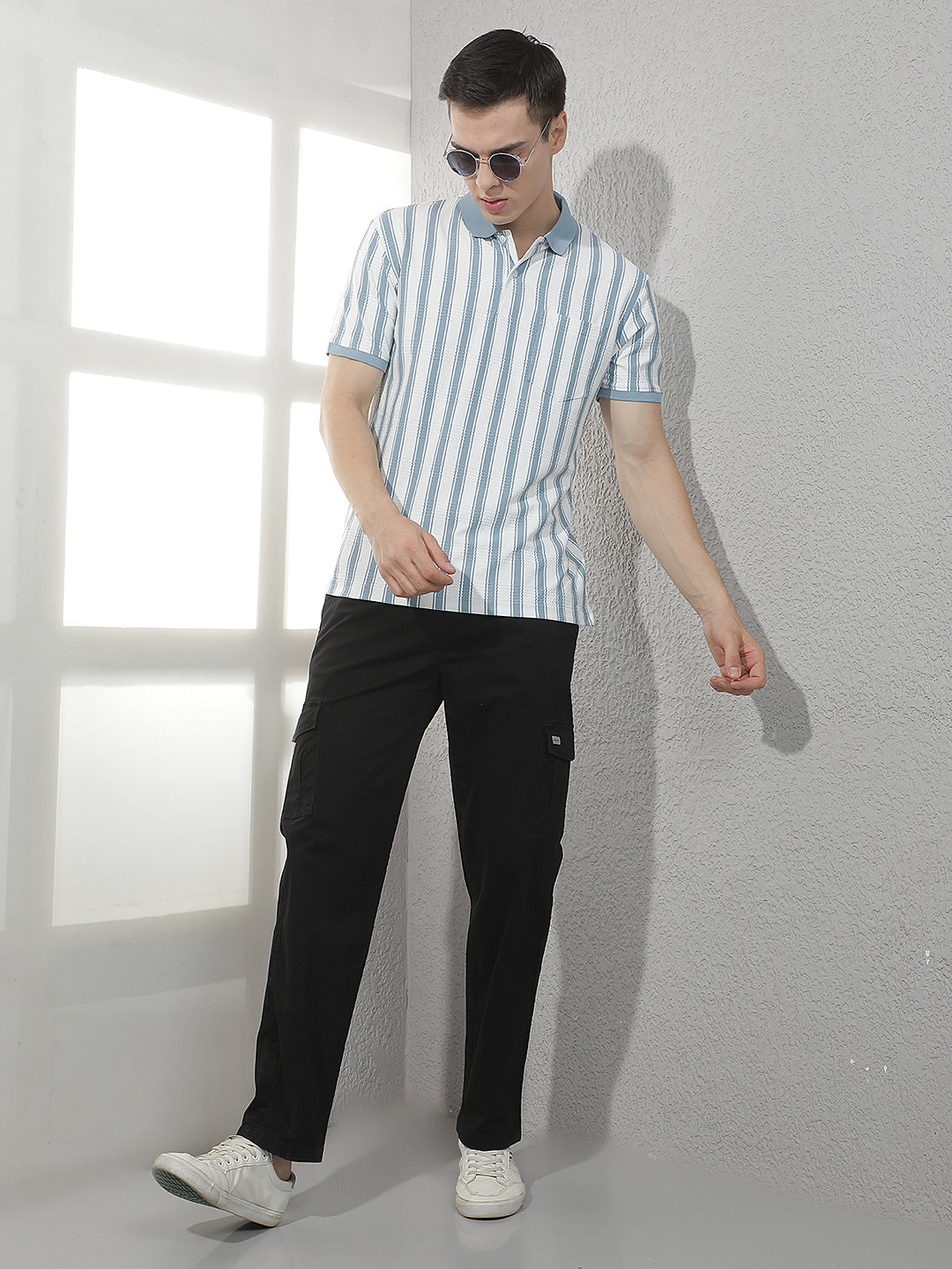Essential Jet Black Cargo Trackpants