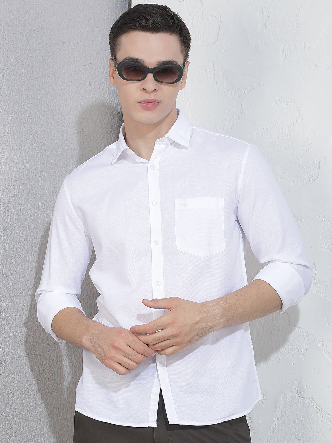 Crisp Oxford White Shirt