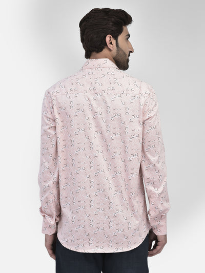 Peach Breeze Everyday Printed Shirt