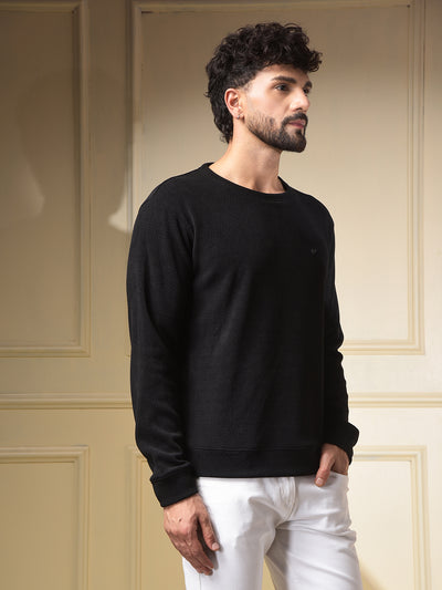 Muted Drift Knit Sweatshirt