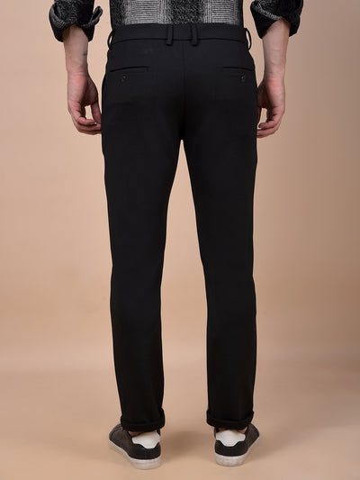 Black Printed Trousers