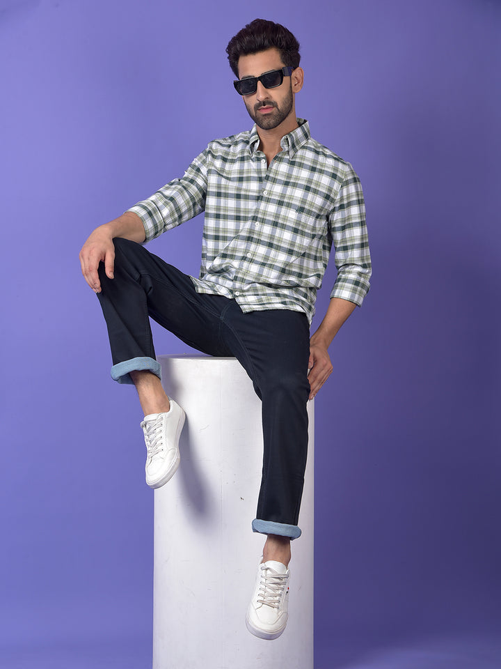 Navy Blue Straight Jeans