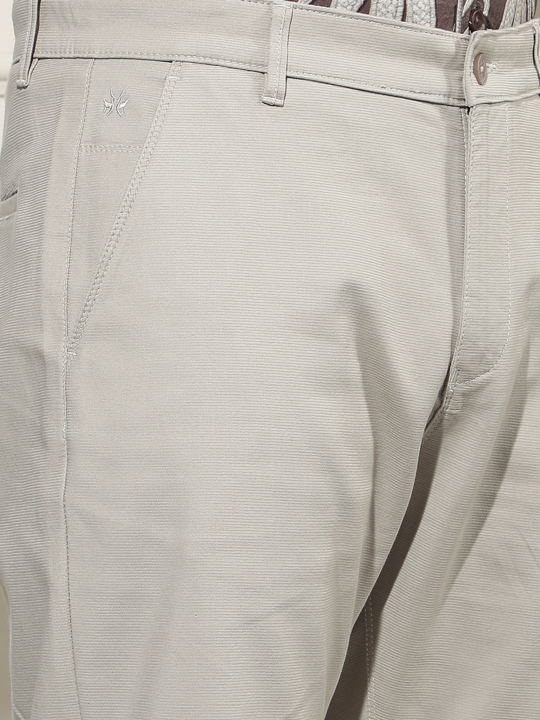 Modern Dune Khaki Straight Trousers