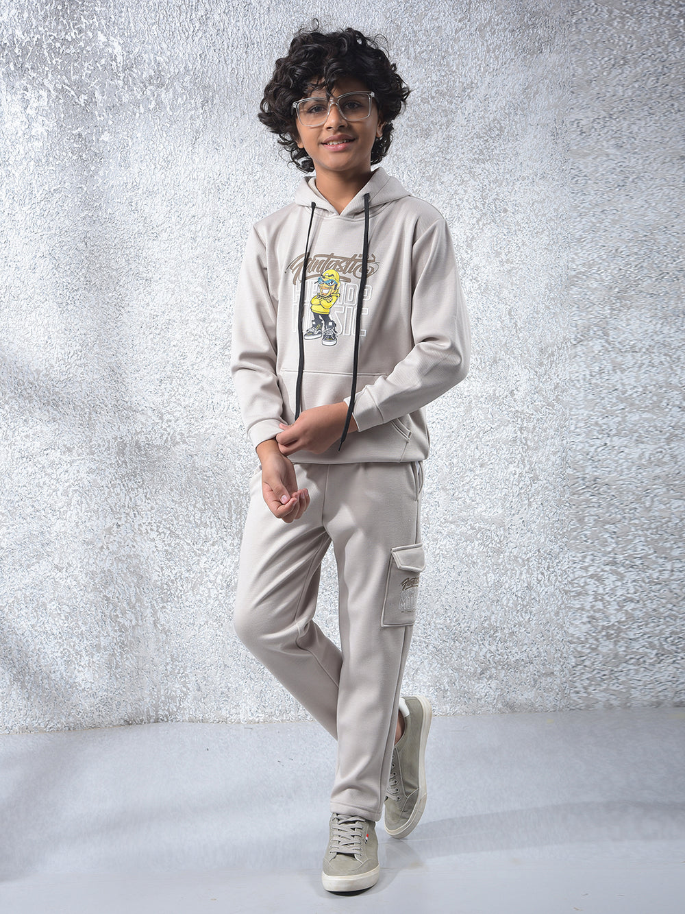 Lightweight Beige Trackpants