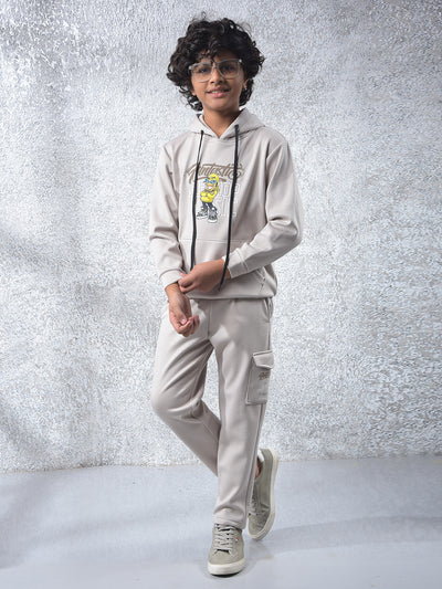 Lightweight Beige Trackpants