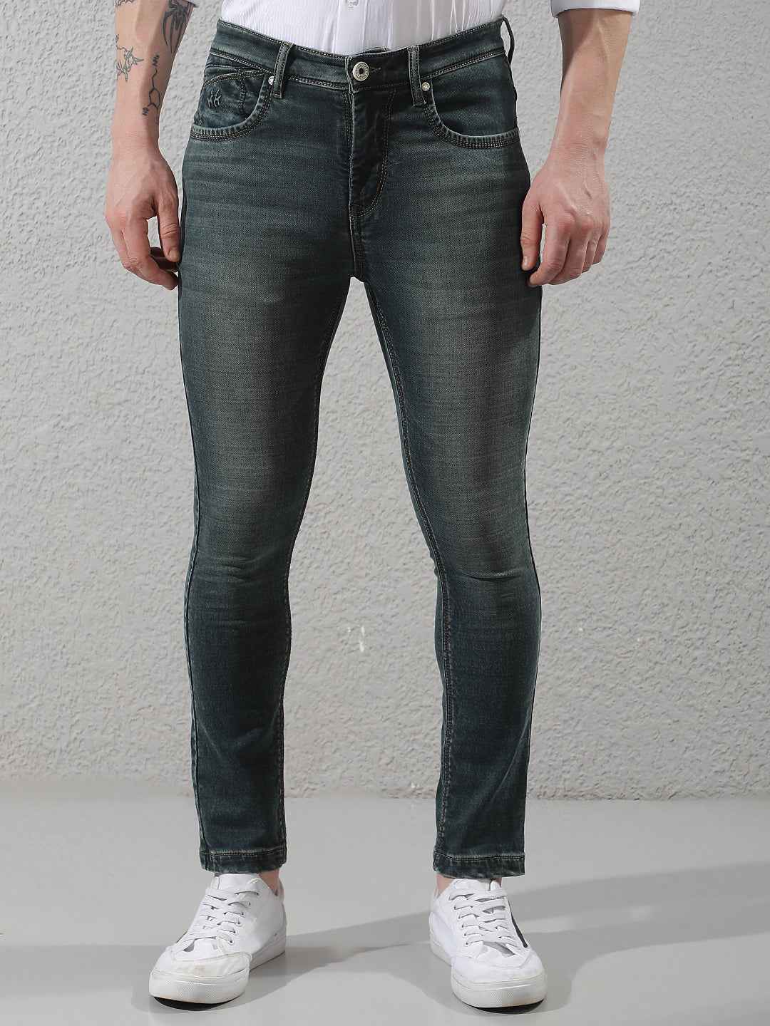 Forest Green Skinny Jeans