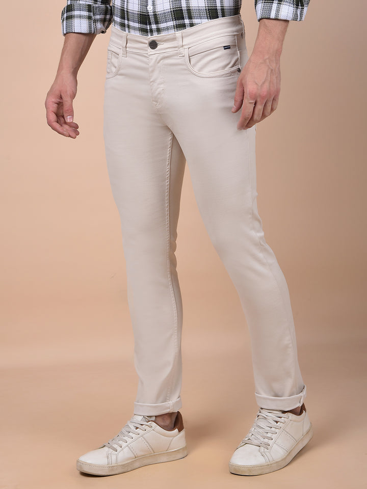 Urban Straight Beige Jeans