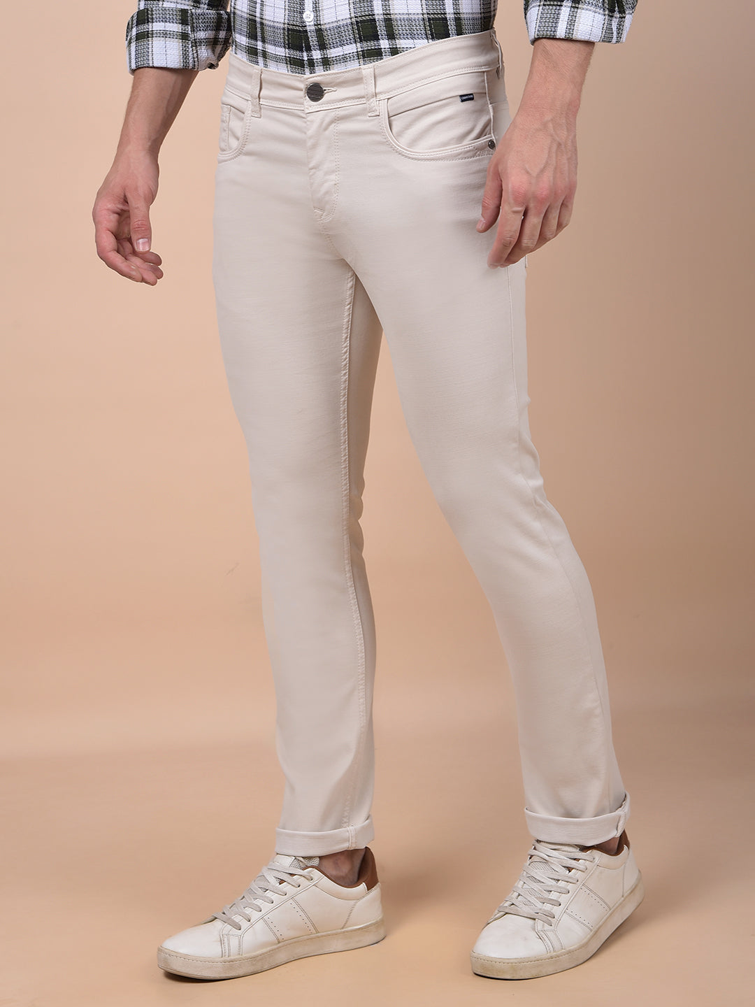 Urban Straight Beige Jeans