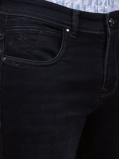 Deep Black Smooth Fit Jeans