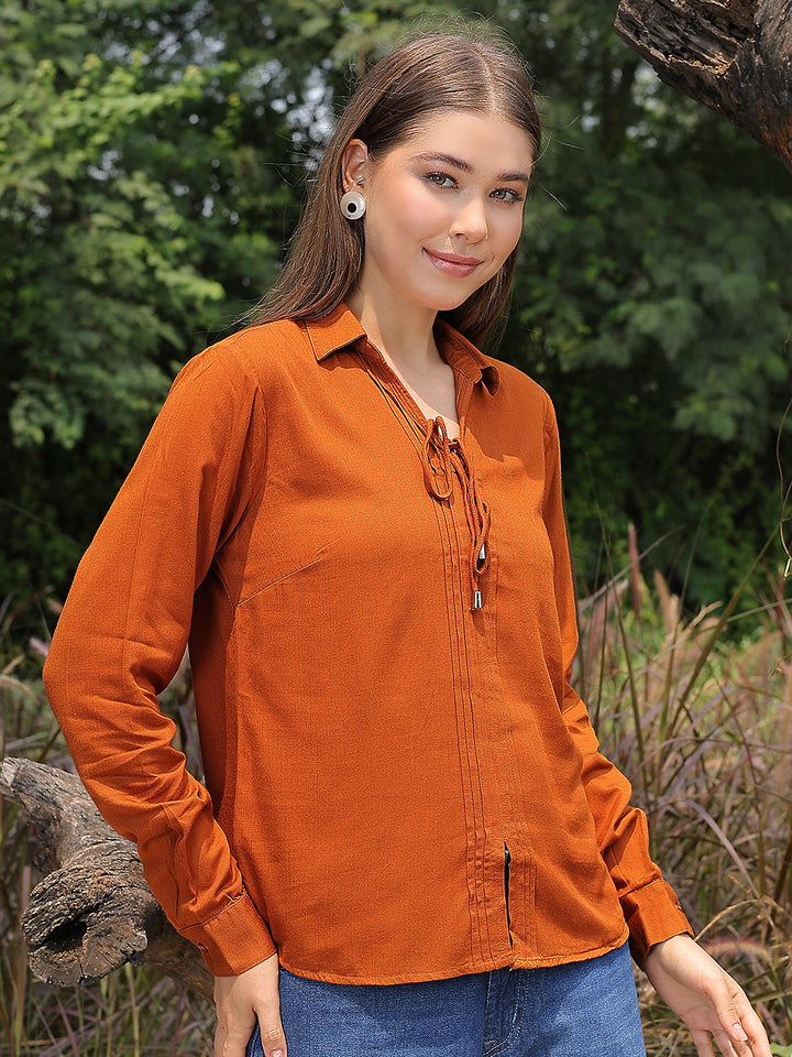 Warm Brown Shirt