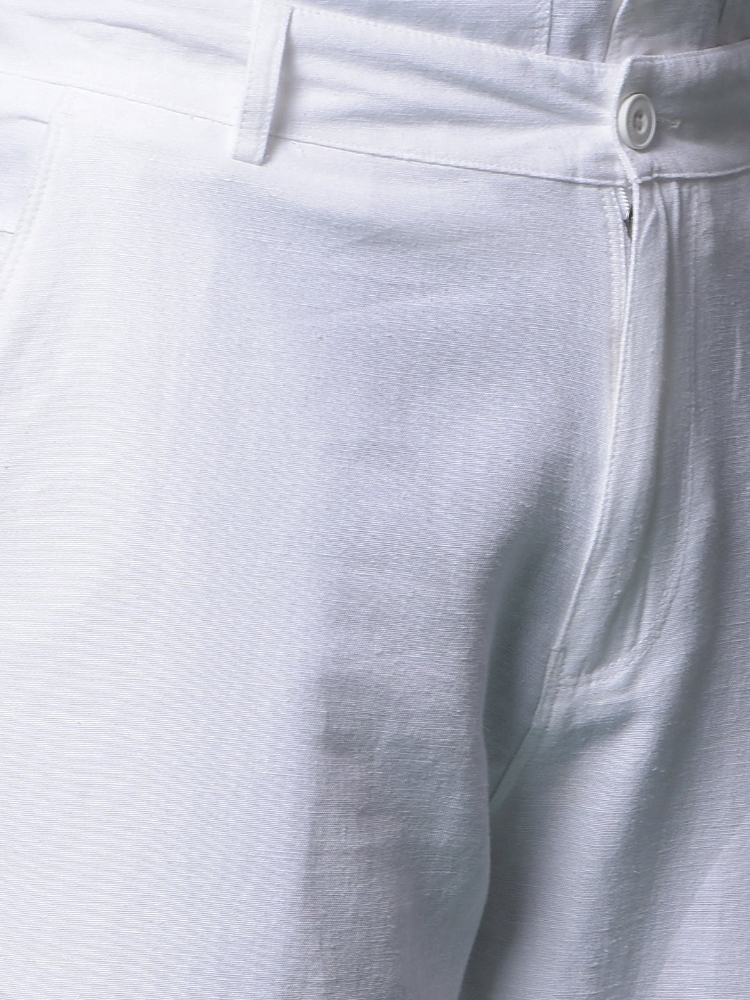 White Linen Trousers