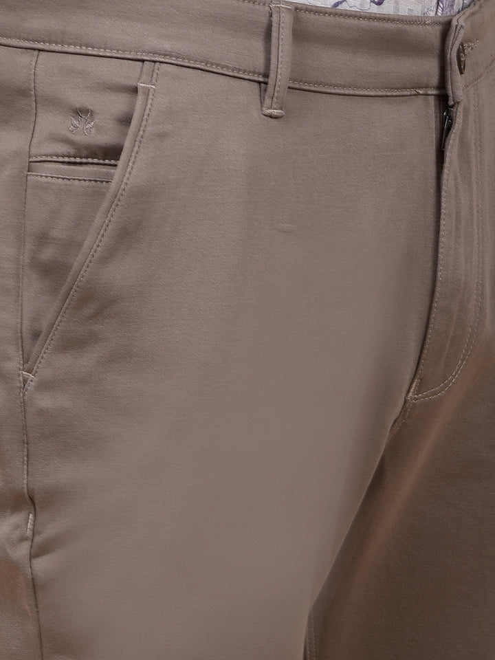 Urban Straight Brown Trousers