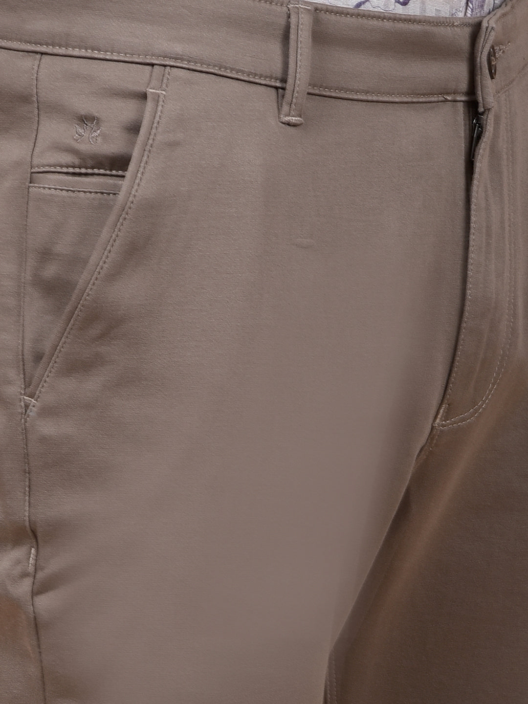 Urban Straight Brown Trousers