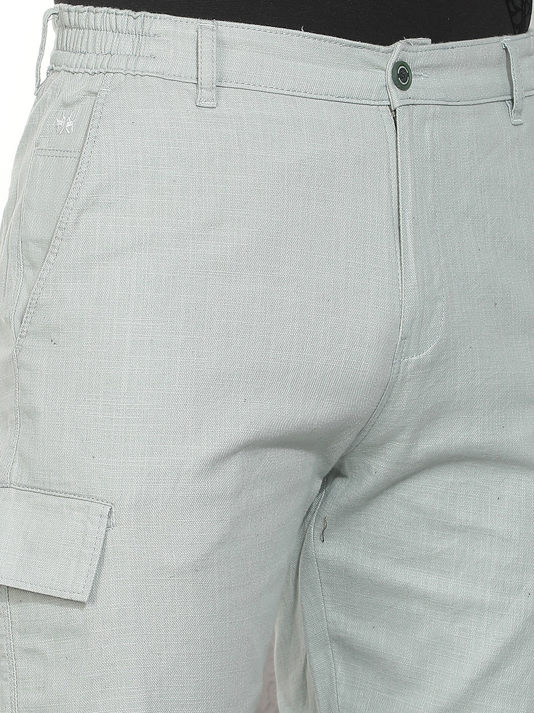 Olive 100% Cotton Shorts