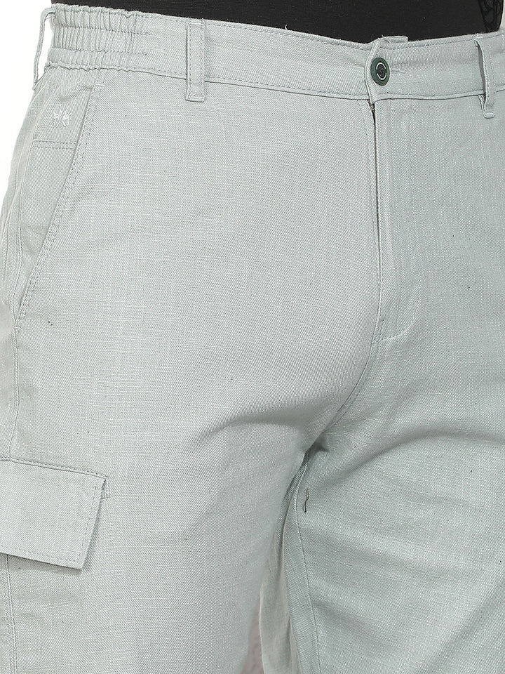 Olive 100% Cotton Shorts