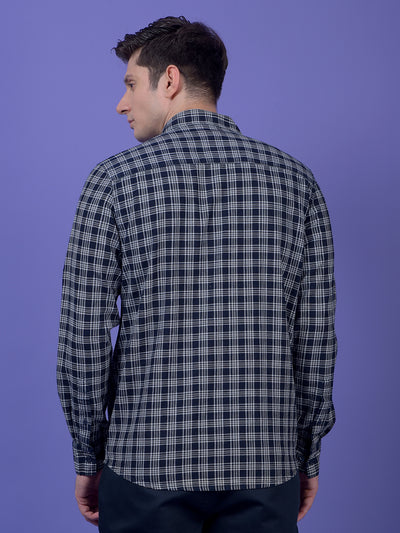 Black Checked 100% Cotton Shirt