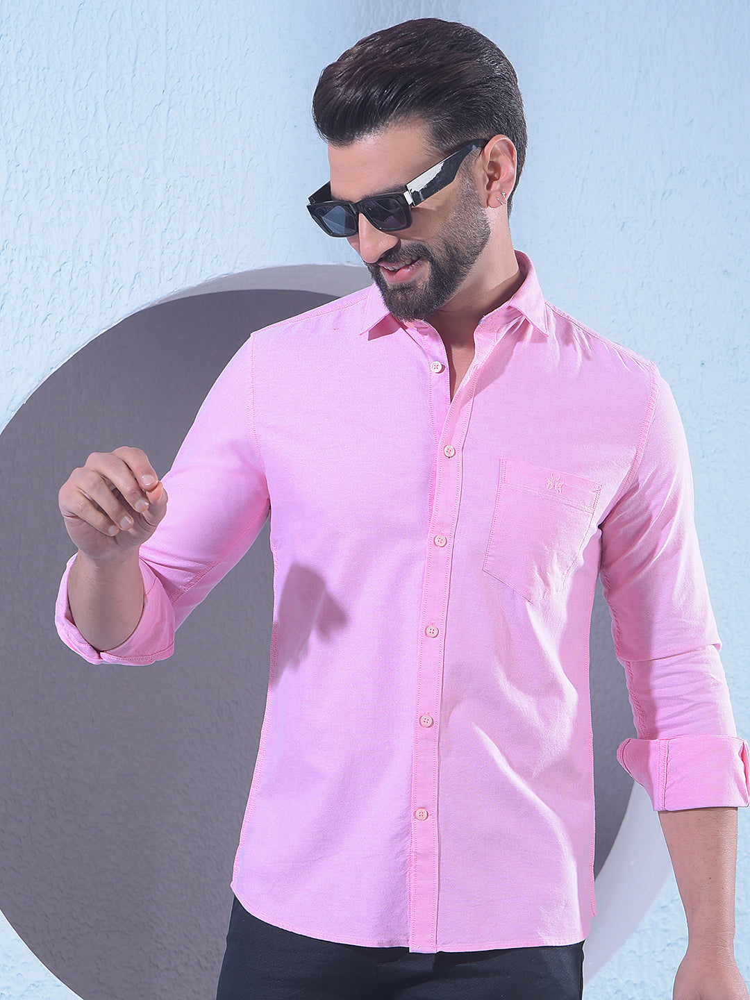 Pink 100% Cotton Shirt