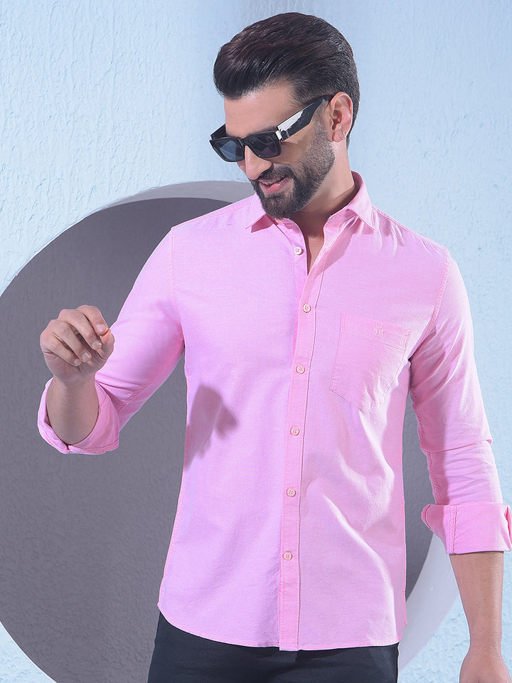 Pink 100% Cotton Shirt