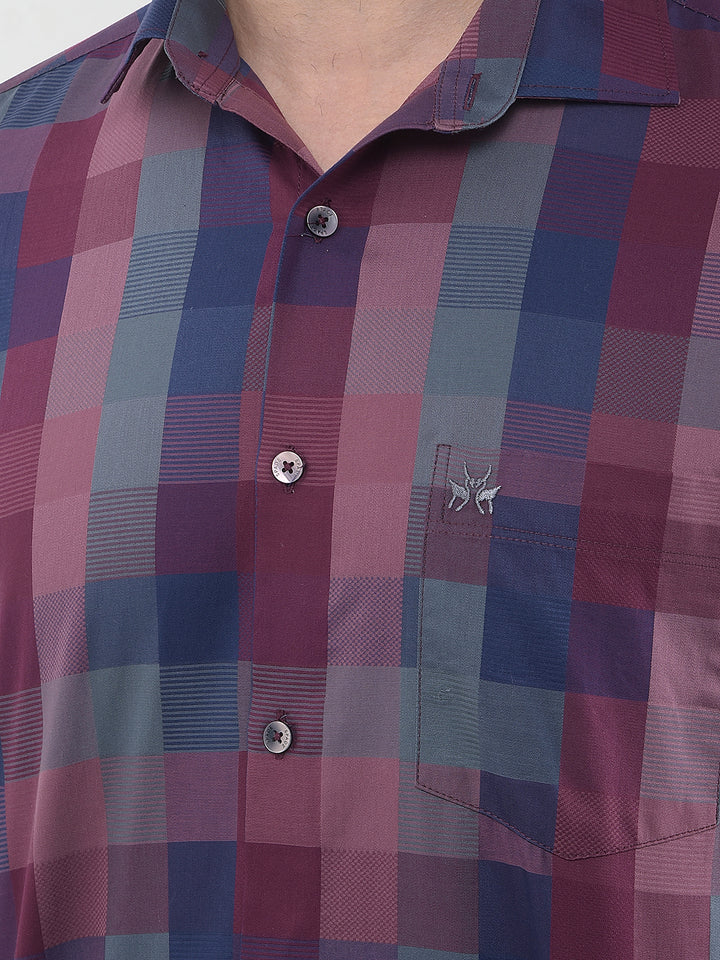 Multi-Color Printed 100% Cotton Shirt