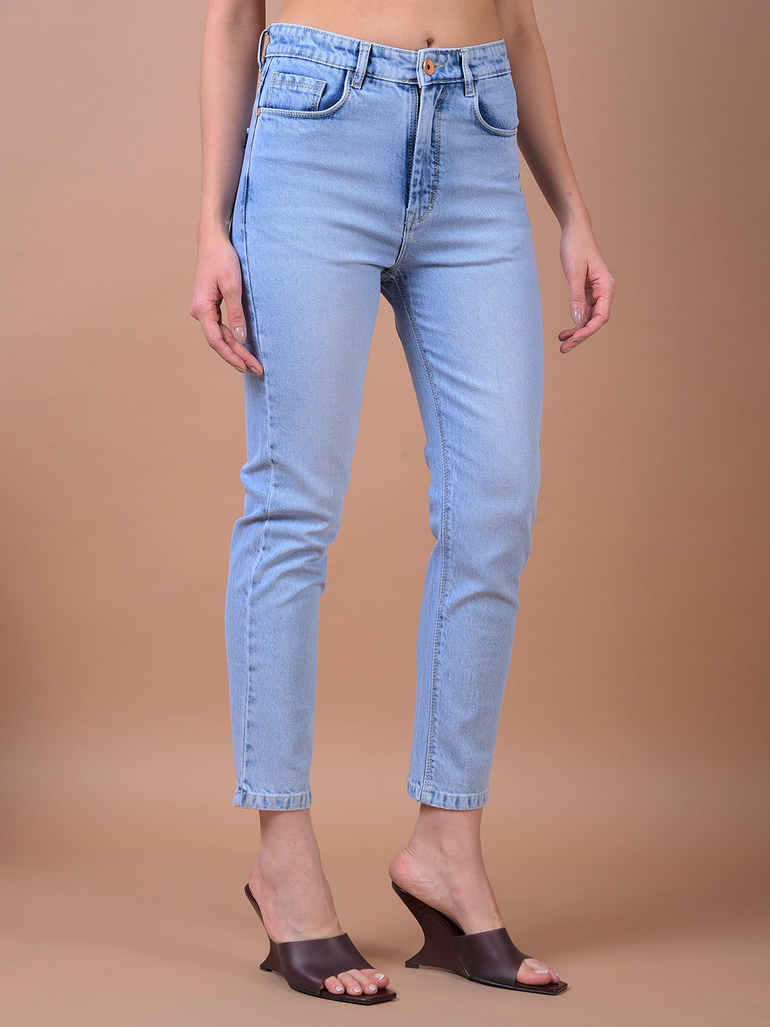 Blue Straight Jeans